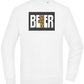 Beer Best Friend Design - Comfort Essential Unisex Sweater_WHITE_front