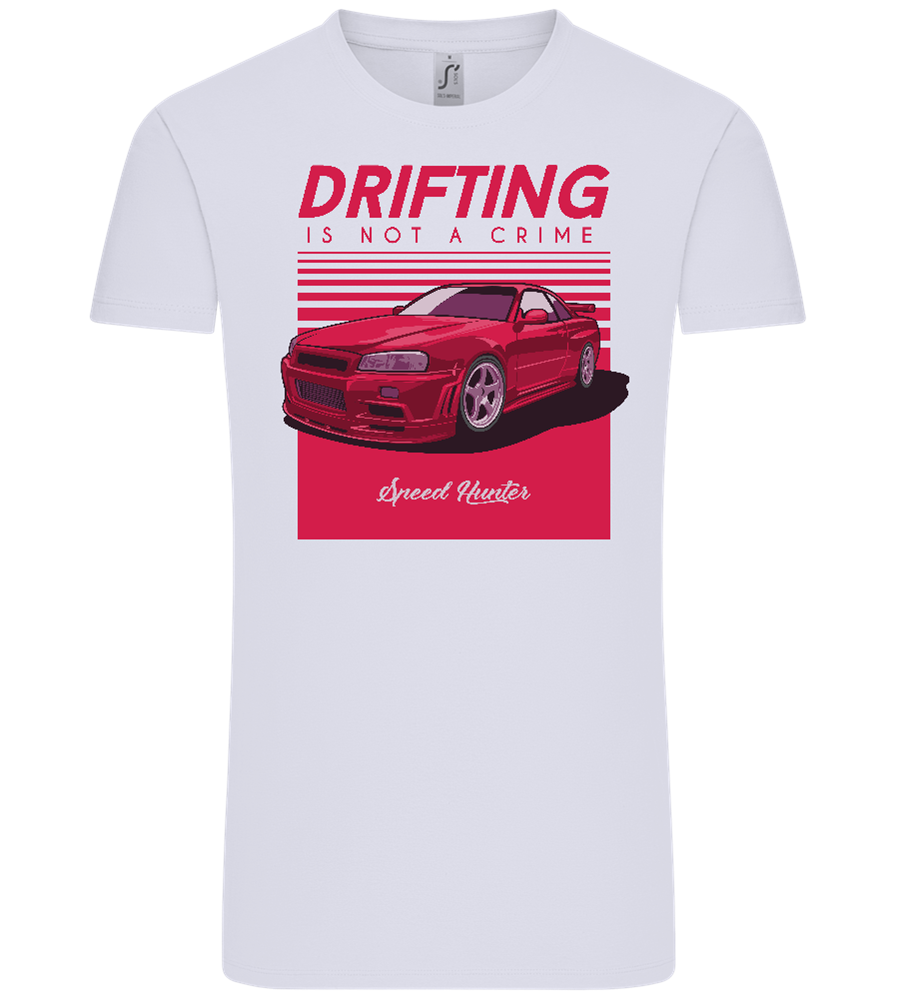 Drifting Not A Crime Design - Comfort Unisex T-Shirt_LILAK_front