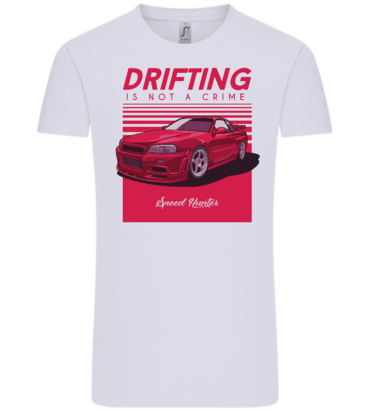 Drifting Not A Crime Design - Comfort Unisex T-Shirt_LILAK_front