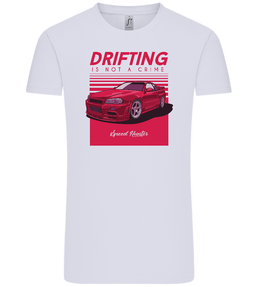 Drifting Not A Crime Design - Comfort Unisex T-Shirt_LILAK_front