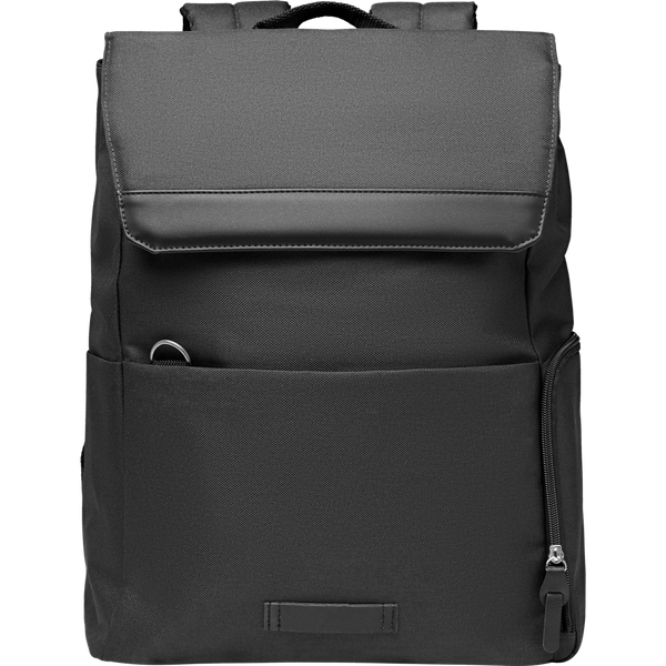 RPET Laptop Backpack_BLACK_front