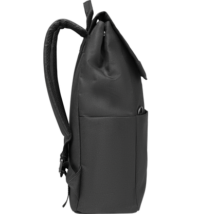RPET Laptop Backpack_BLACK_left