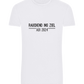 Rauchend Ins Ziel Design - Basic Unisex T-Shirt_WHITE_front