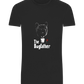 Dogfather Suit Design - Basic Unisex T-Shirt_DEEP BLACK_front