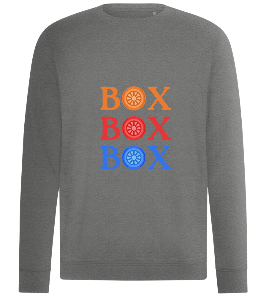 Box Box Box Design - Comfort unisex sweater_ORION GREY II_front