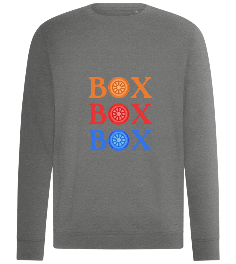 Box Box Box Design - Comfort unisex sweater_ORION GREY II_front