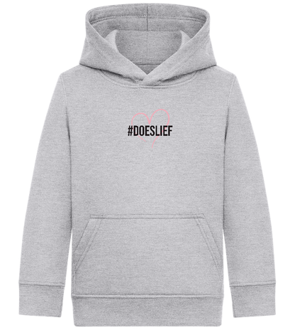 Doeslief Hartje Design - Comfort Kids Hoodie_ORION GREY II_front