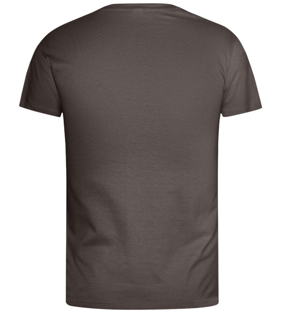 Yes I'm an Alpha Design - Basic men's t-shirt_DARK GRAY_back