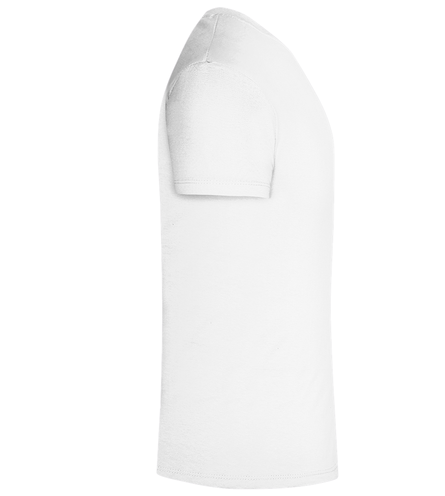 Yes I'm an Alpha Design - Basic men's t-shirt_WHITE_right