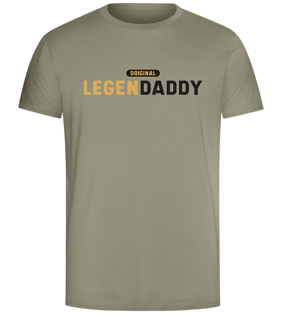 Original Legendaddy Design - Comfort Unisex T-Shirt_KHAKI_front