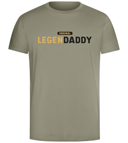 Original Legendaddy Design - Comfort Unisex T-Shirt_KHAKI_front