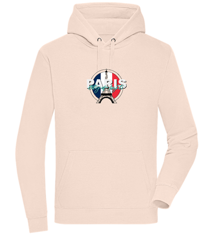 City of Light Design - Premium unisex hoodie_LIGHT PEACH ROSE_front