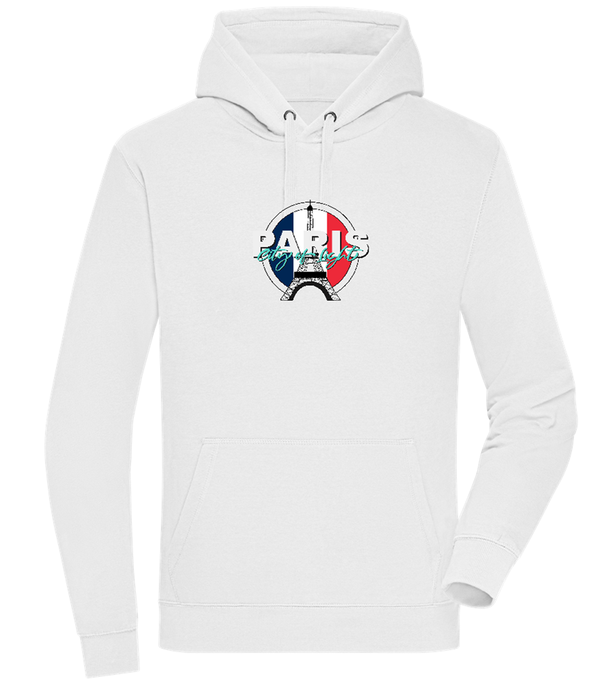 City of Light Design - Premium unisex hoodie_WHITE_front