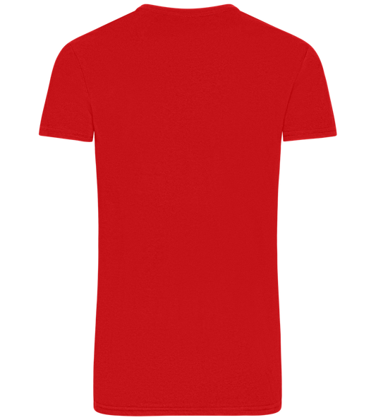 Doeslief Hartje Design - Basic Unisex T-Shirt_RED_back