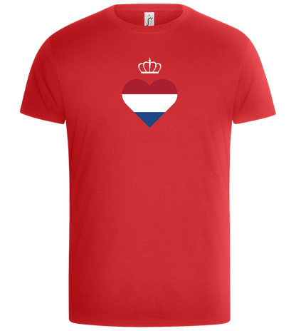 Nederlands Hartje Design - Basic Unisex T-Shirt_RED_front