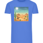 Desert Vacation Design - Comfort men's fitted t-shirt_ROYAL_front