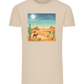Desert Vacation Design - Comfort men's fitted t-shirt_SILESTONE_front