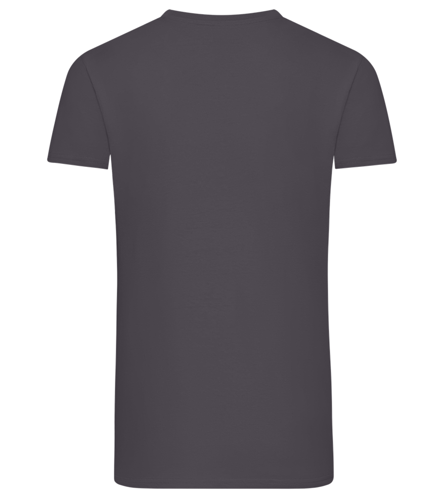 Desert Vacation Design - Comfort men's fitted t-shirt_MOUSE GREY_back