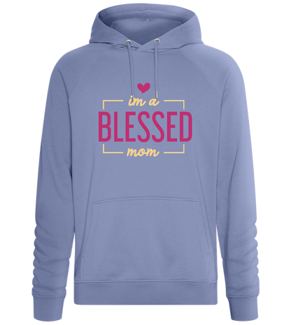 Im a Blessed Mother Design - Comfort unisex hoodie_BLUE_front