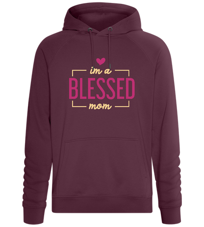 Im a Blessed Mother Design - Comfort unisex hoodie_BORDEAUX_front