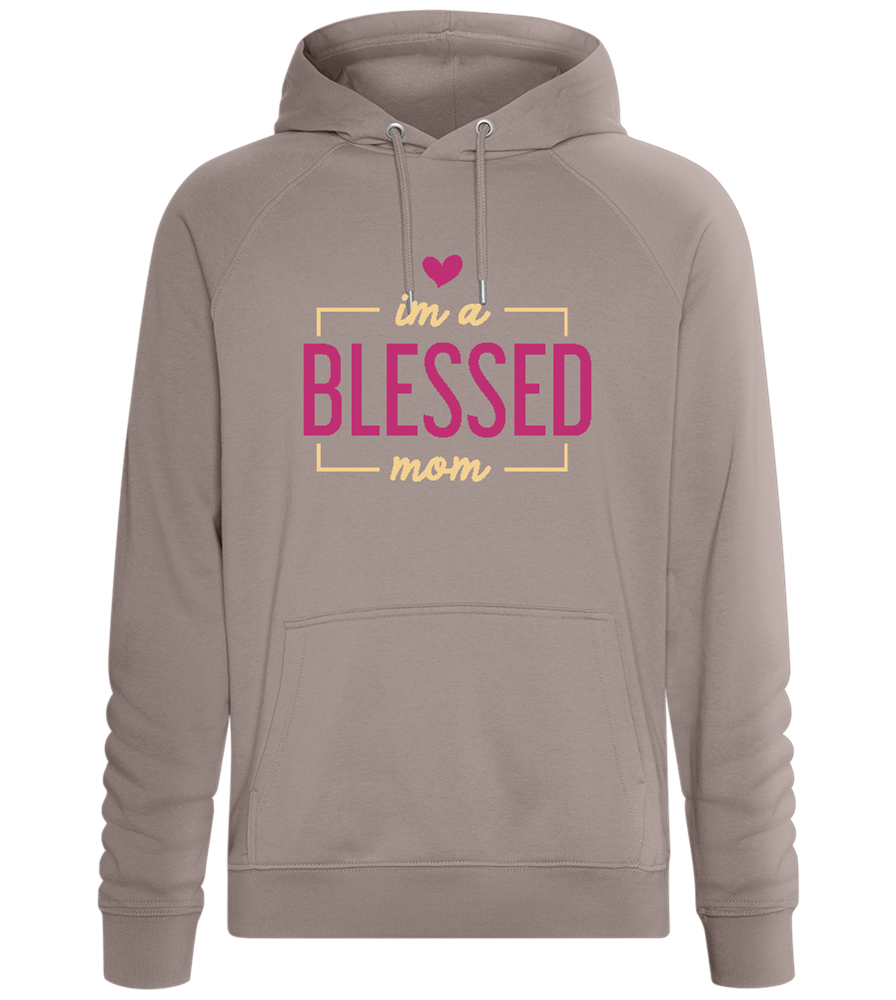 Im a Blessed Mother Design - Comfort unisex hoodie_CHARCOAL CHIN_front