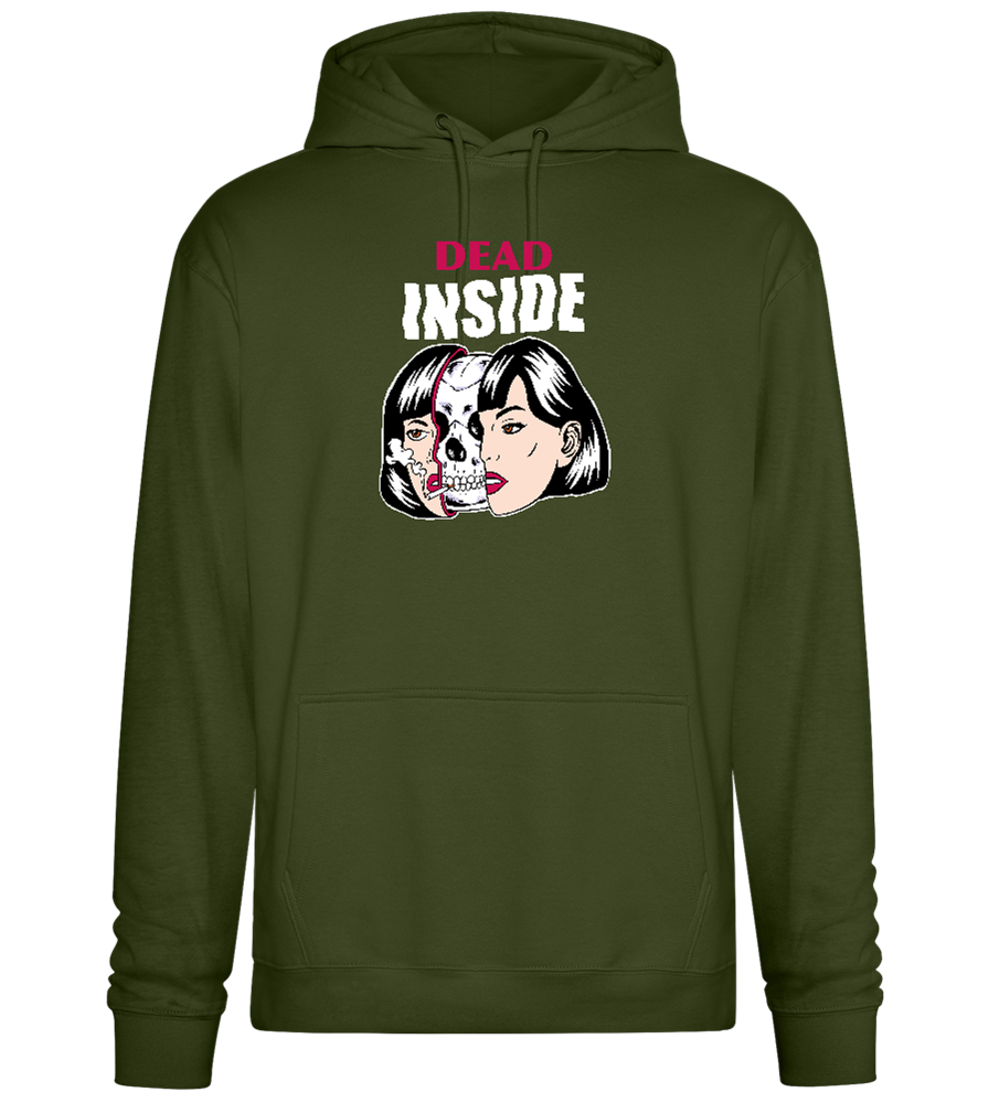 Dead Inside Design - Premium Essential Unisex Hoodie_ARMY_front