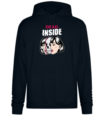 Dead Inside Design - Premium Essential Unisex Hoodie_BLACK_front