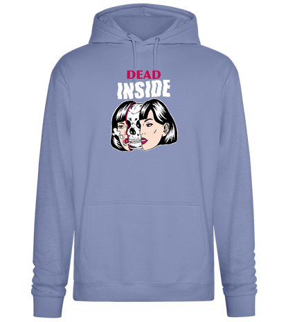 Dead Inside Design - Premium Essential Unisex Hoodie_BLUE_front