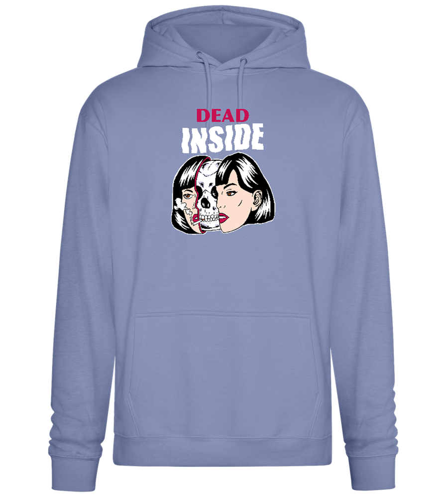 Dead Inside Design - Premium Essential Unisex Hoodie_BLUE_front