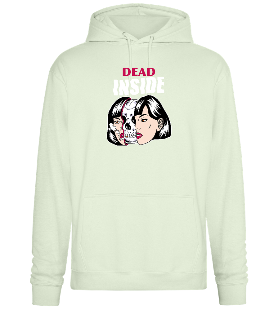 Dead Inside Design - Premium Essential Unisex Hoodie_CREAMY GREEN_front