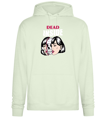 Dead Inside Design - Premium Essential Unisex Hoodie_CREAMY GREEN_front