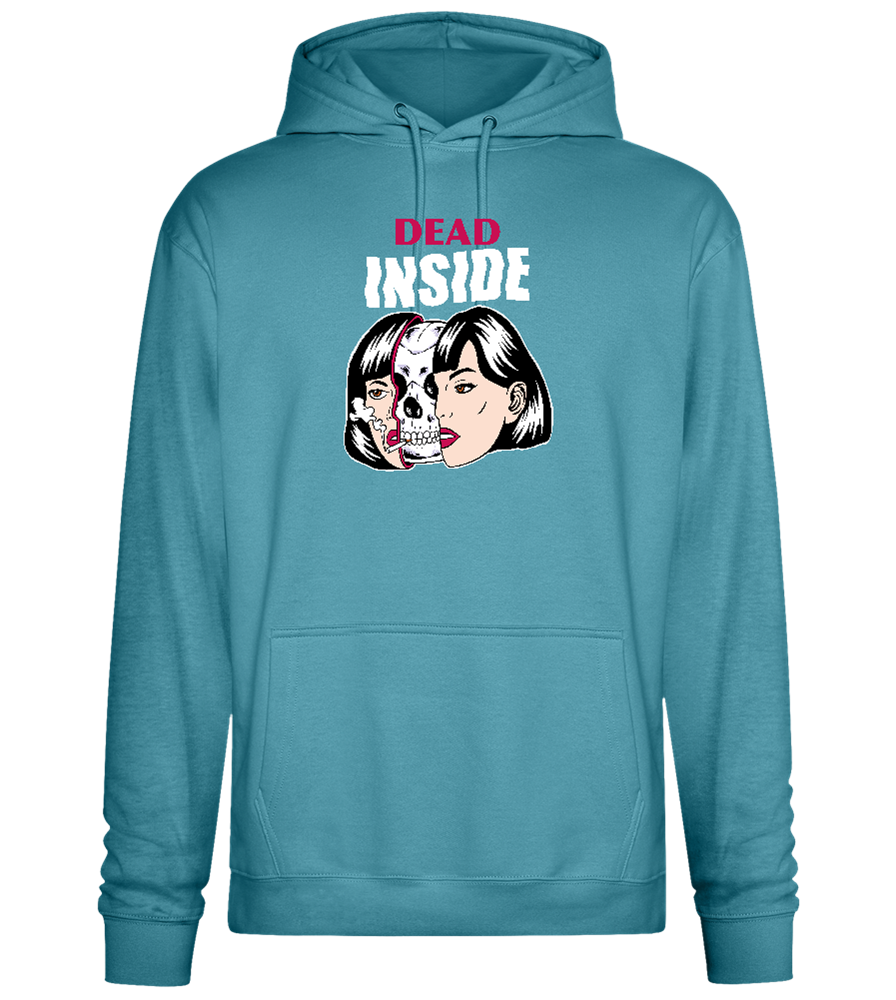 Dead Inside Design - Premium Essential Unisex Hoodie_POOL BLUE_front