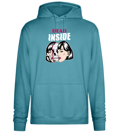 Dead Inside Design - Premium Essential Unisex Hoodie_POOL BLUE_front