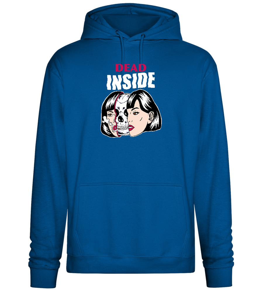 Dead Inside Design - Premium Essential Unisex Hoodie_ROYAL_front