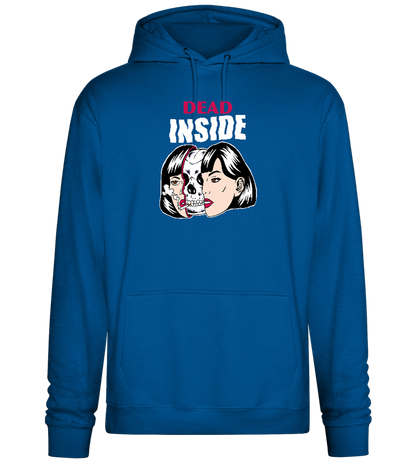 Dead Inside Design - Premium Essential Unisex Hoodie_ROYAL_front