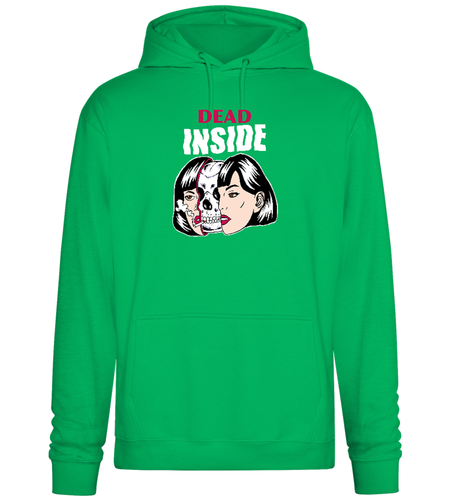 Dead Inside Design - Premium Essential Unisex Hoodie_SPRING GREEN_front