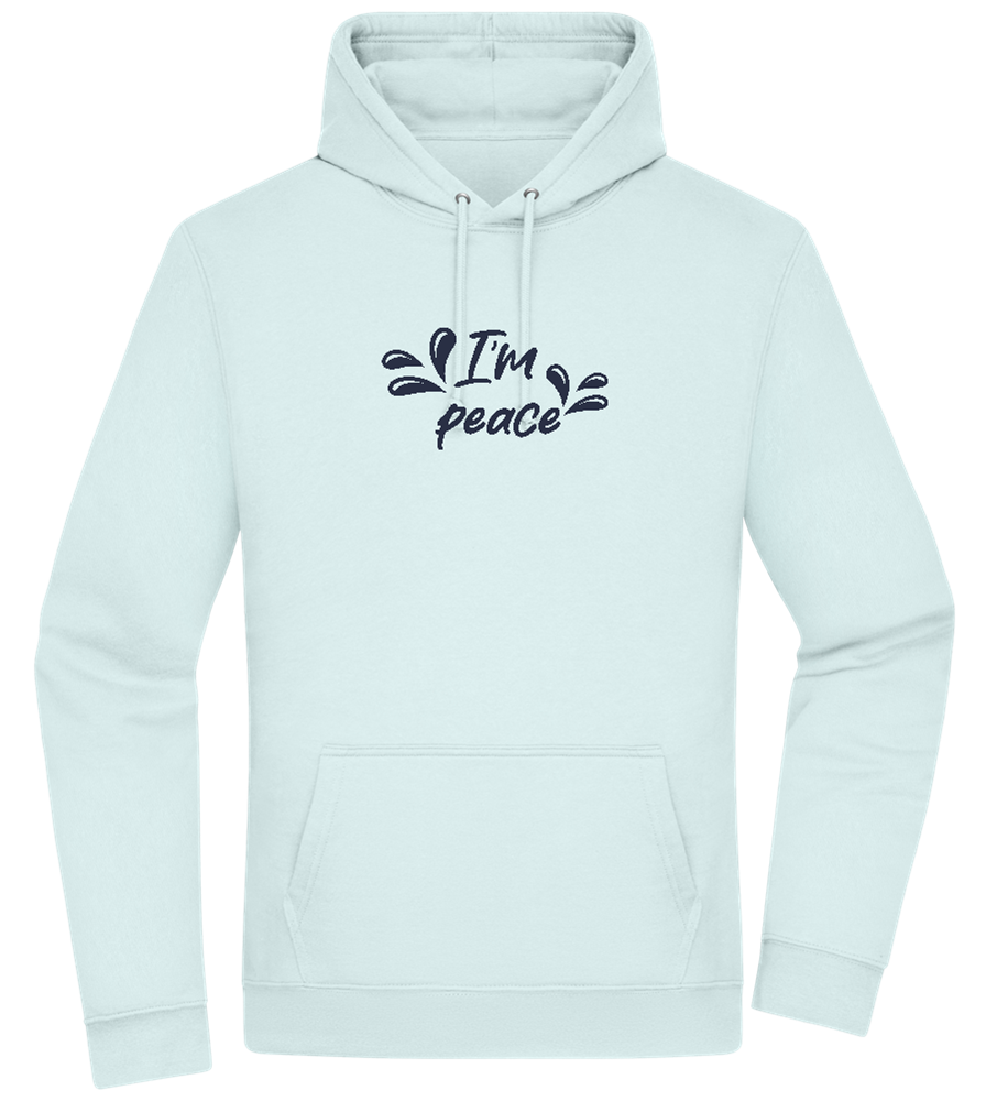 I'm Peace Design - Premium Essential Unisex Hoodie_ARCTIC BLUE_front