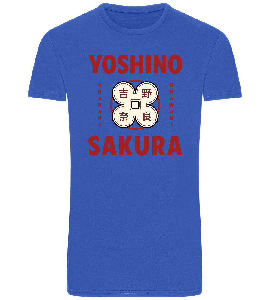 Yoshino Sakura Design - Basic Unisex T-Shirt_ROYAL_front