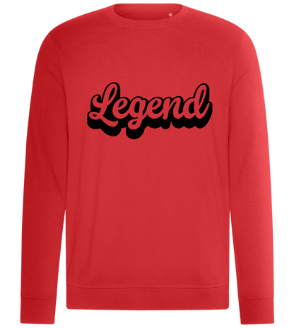 Legend Design - Comfort unisex sweater_RED_front