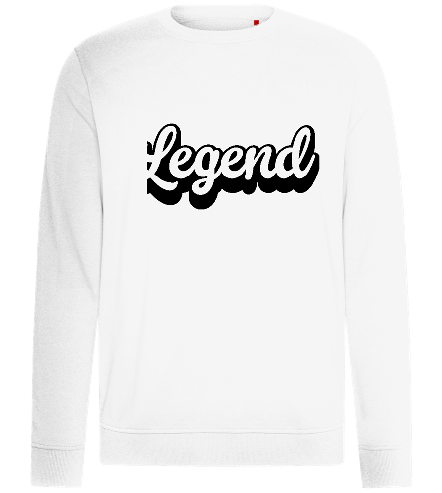 Legend Design - Comfort unisex sweater_WHITE_front