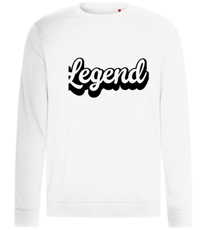 Legend Design - Comfort unisex sweater_WHITE_front