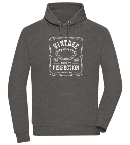 Aged to Perfection Design - Comfort unisex hoodie_CHARCOAL CHIN_front