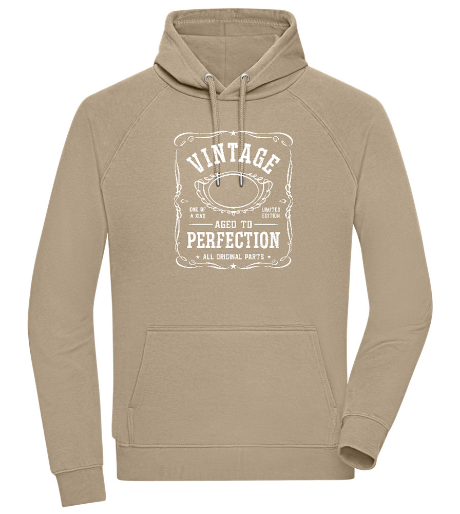 Aged to Perfection Design - Comfort unisex hoodie_KHAKI_front