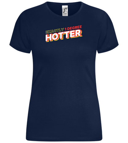 1 Degree Hotter Design - Comfort women's t-shirt_MARINE_front