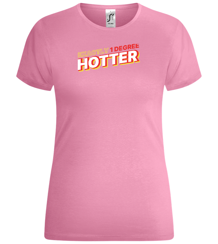 1 Degree Hotter Design - Comfort women's t-shirt_PINK ORCHID_front