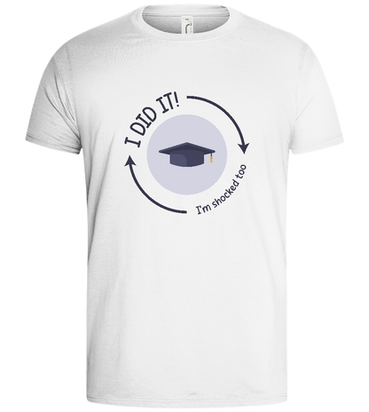 I Did It Design - Basic men's t-shirt_WHITE_front