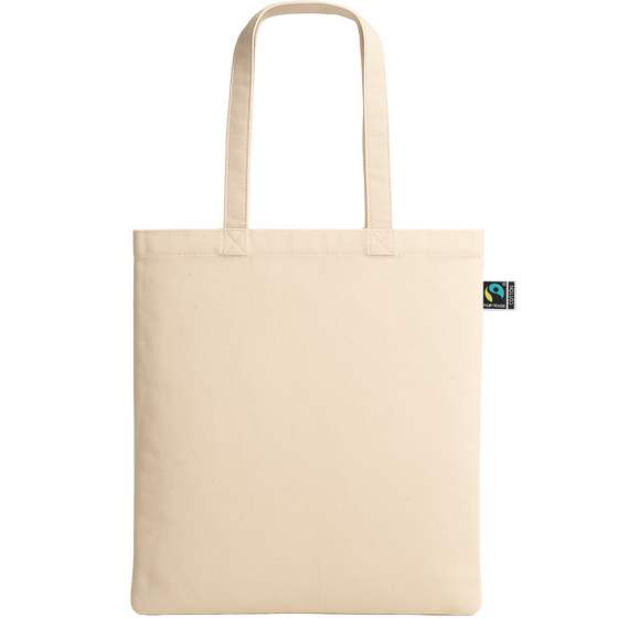 Fairtrade Cotton Shopping Bag (140gr/m²)_BEIGE_front