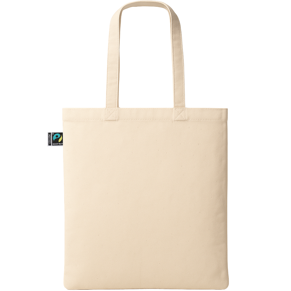 Fairtrade Cotton Shopping Bag (140gr/m²)_BEIGE_back