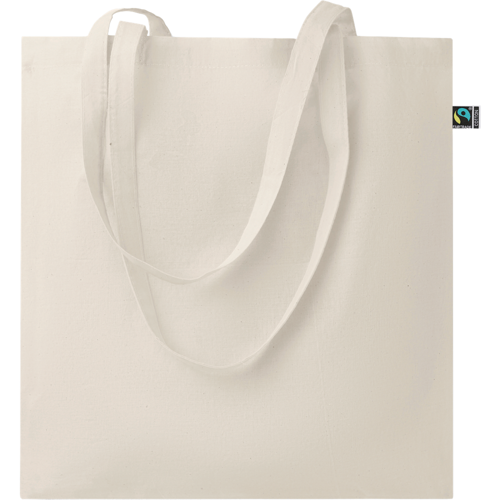 Fairtrade Cotton Shopping Bag (140gr/m²)_BEIGE_DETAILEDIMAGE_front_1