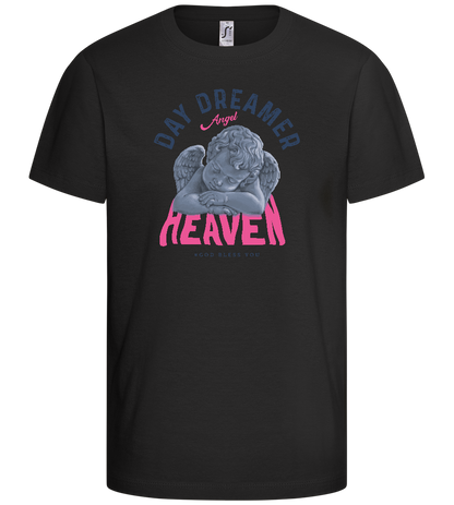 Day Dreamer Design - Basic kids t-shirt_DEEP BLACK_front